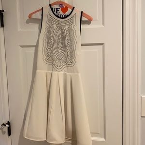 Black and white dress